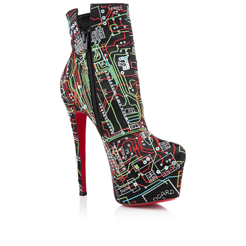 Christian Louboutin Billy Rouge De Mars Velvet High Pumps Women
